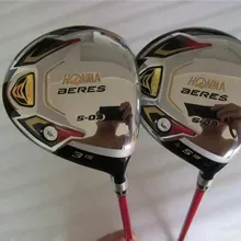 Фирменная Новинка Для женщин s 3 звезды Хонма S-03 fairway Wood Для женщин Хонма клюшек для гольфа#3/#5 л-Flex графитный вал с головных уборов