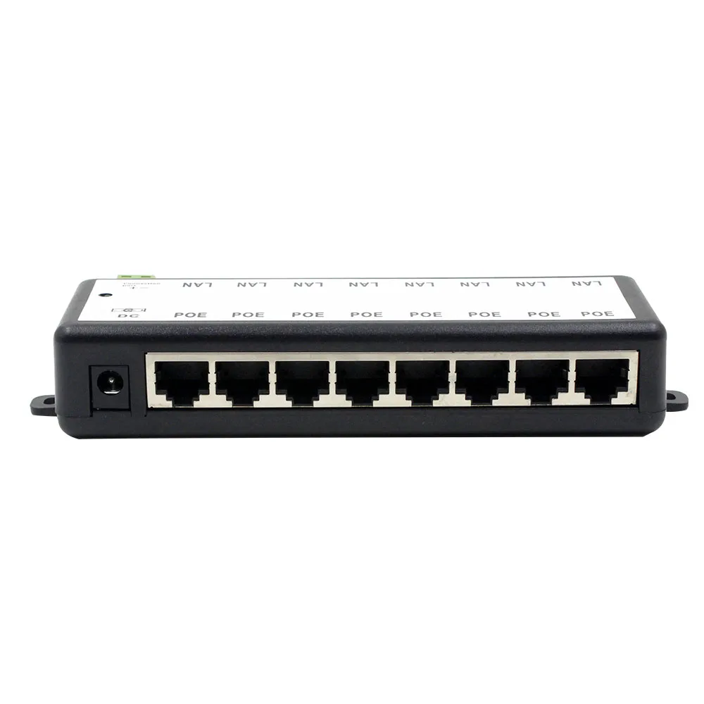 Witrue POE инжектор 4 порта 8 портов для видеонаблюдения IP камеры питания через Ethernet