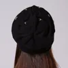 Geebro Women's Beanie Hat Spring Casual Polyester Star Rhinestones Slouchy Beanie for Women Autumn Thin Cotton Female Skullies 4