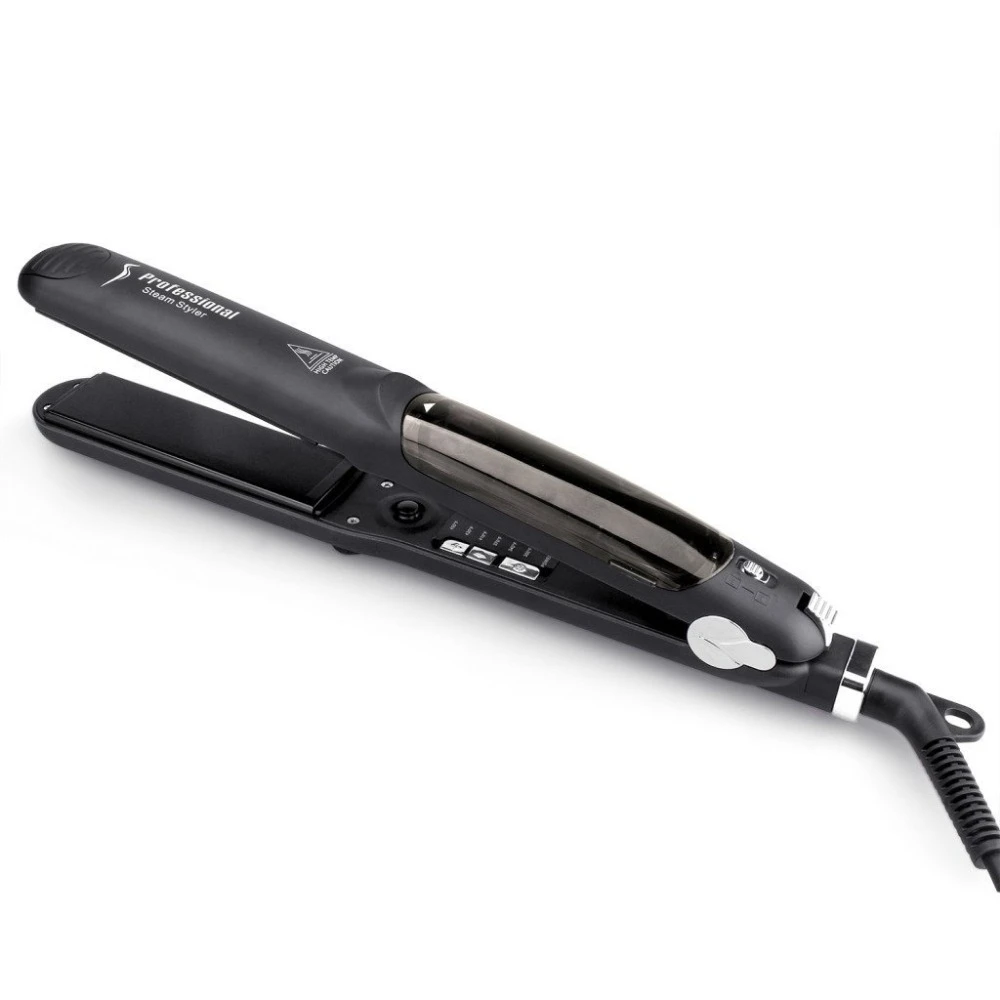 

Professional Steam Hair Straightener Iron Argan Oil Treatment 450F Fast Heating Tourmaline Ceramic Hair Care Styling Tool