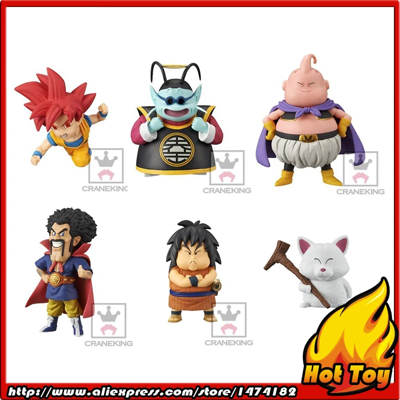 

100% Original Banpresto WCF Complete Collection Figure Vol.2 - Set 6 Pcs Goku Kai Buu Satan Yajirobe Karin "Dragon Ball SUPER