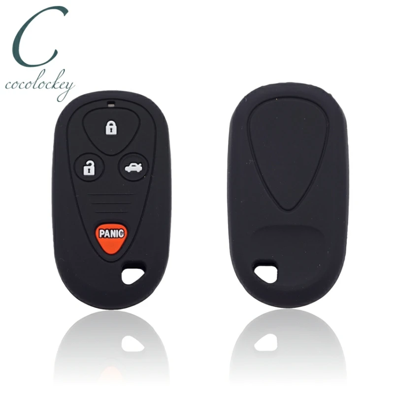 Cocolockey Silicone Remote Key Cover Case Fit For Honda Acura Rl Cl Tl