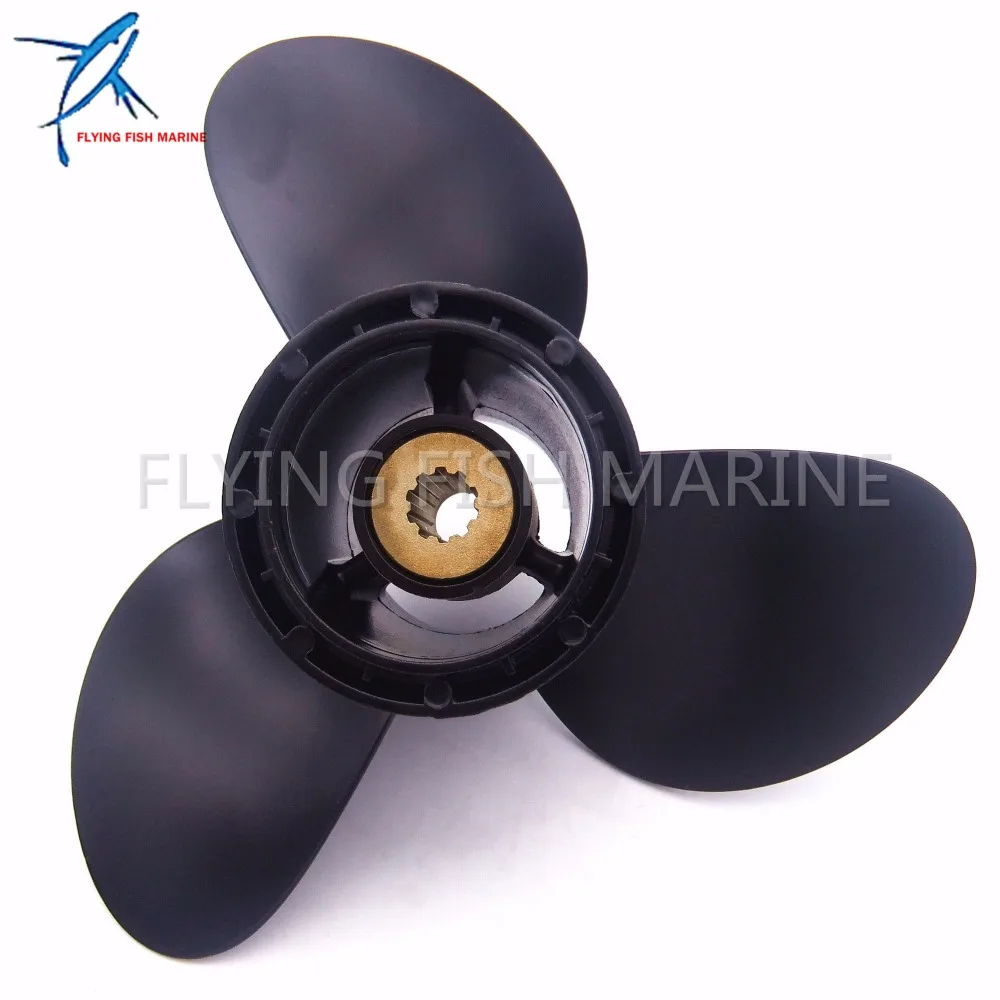 

9 1/4x11 Outboard Motor Aluminum Alloy Propeller for Suzuki 9.9HP 15HP Boat Motor 9 1/4 x 11, Free Shipping