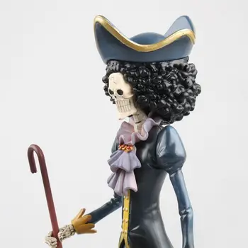 

NEW hot 20cm One Piece BROOK Burukku collectors action figure toys Christmas gift toy with box