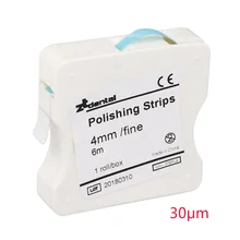 1 рулон/коробка абразивный стоматологический плоскошлифовальный Портативный 4 мм для ухода за межзубным пространством оральный уход, полировка полосы Смола зубной инструмент