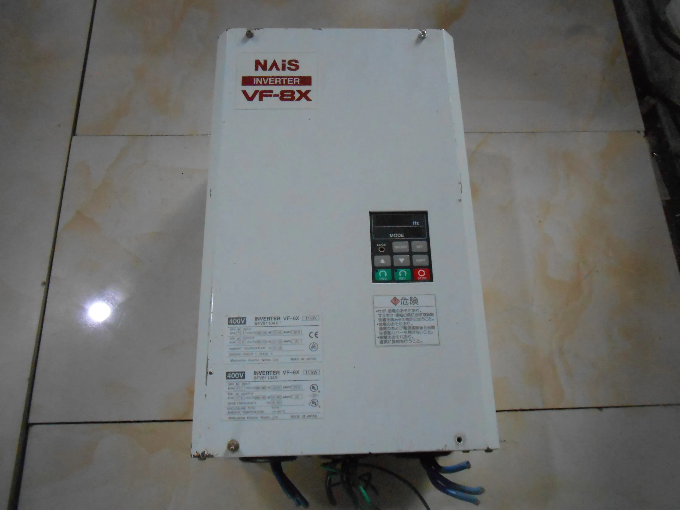 

VF-8X Series 11kW AC Inverter BFV81104X 400V Used 100% Tested