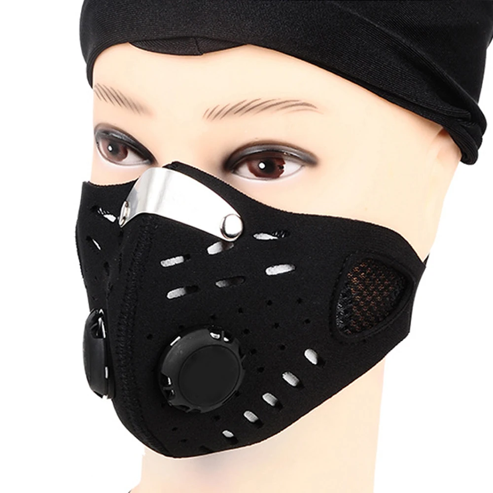 Супер маска от пыли спортивная теплая Полузащита от лица от активированная угольная маска фильтр для лица велосипедный велосипед мотоцикл