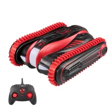 Наземная вода внедорожный амфибия автомобиль RC гоночный автомобиль 1:12 4WD Дистанционное управление автомобиль 360 градусов вращение светодиодный свет дети лучшие подарки