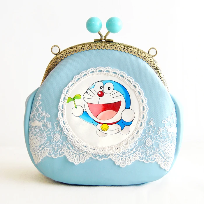 

Princess sweet lolita bag Lovely cartoon Doraemon Original maiden handbag single shoulder bag special gold bag women CC120