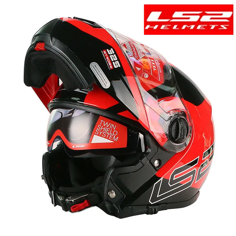 

LS2 FF325 Strobe Flip Up Motorcycle Helmet Man Modular Racing capacete ls2 Helmet casco moto cascos para moto DOT casque moto