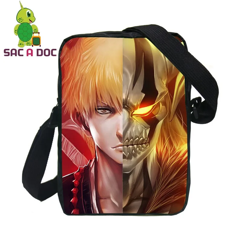 Buy Anime BLEACH Kurosaki Ichigo Split Messenger Bags