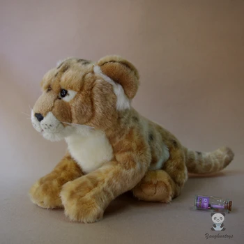 

Simulation Stuffed Animal Toy Cougar Doll Cute Mountain Lion Plush Toys For Children Gift