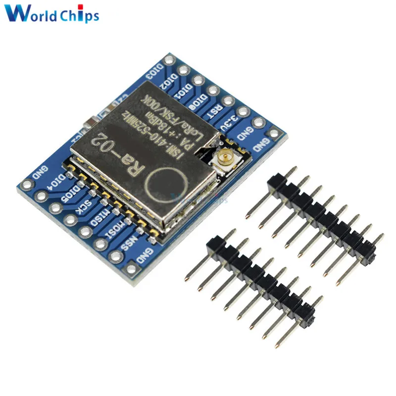

SX1278 433MHz Ra-02 LoRa Module 10KM Wireless Spread Spectrum Transmission Electronic DIY Kit for Smart Home Meter Reading