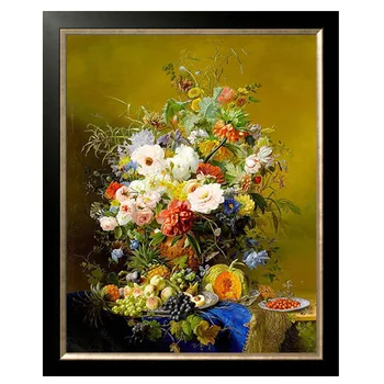 

Golden Panno,Needlework,Embroidery,DIYFloral Painting,Cross stitch,kits,14ct A still life home Cross-stitch,Sets For Embroidery