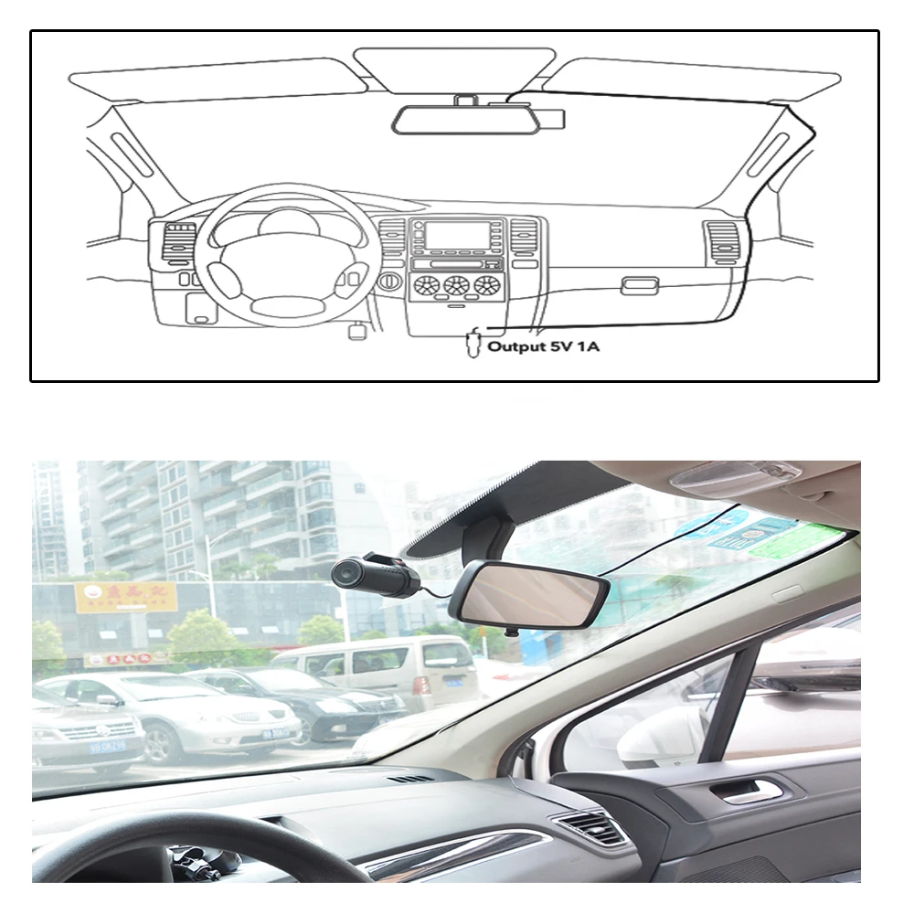 mini WiFi Dash Cam 1080P FHD Night Vision Car DVR Recorder  888888