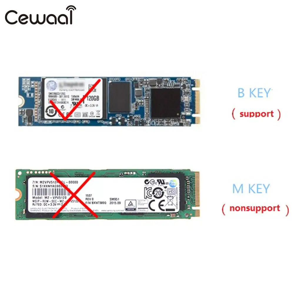

M.2(NGFF) To 24Pin SSD Adapter Riser Card SATA HDD High Speed Conversion 2242 2260 2280 for Macbook Air A1466 A1465