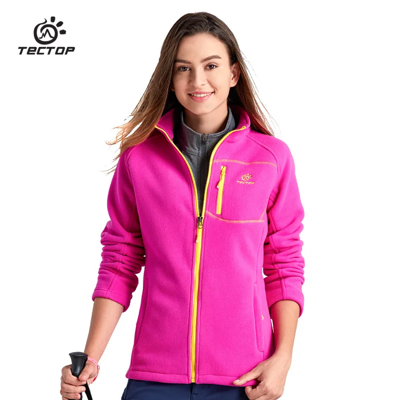 

2016 Autumn Winter Outdoor Sport Thermal Polar Fleece Coats Women Thick Warm Fleece Jackets Girls Hiking Jackets, Free Shipping