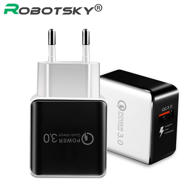 

18W Quick Charge QC 3.0 Fast Mobile Phone Charger USB travel Charger Adapter for iPhone Samsung Xiaomi QC2.0 Fast travel Charger
