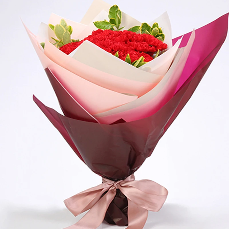 10 Pieces Double Colors Foggy Flower Wrapping Paper Flower Bouquet