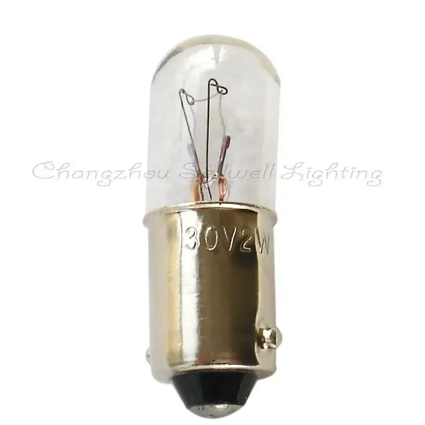 Фонарь! ba9s T10x28 30 в 2 Вт Миниатюрная лампа A035|miniature lamp bulbs|miniature lampminiature light bulb |