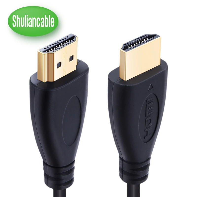 Shuliancable Высокоскоростной HDMI кабель с Ethernet, поддерживает 1080p 3D и возврат звука, 0,3 м 1 м 1,5 м 2 м 3 м 5 м 7,5 м 10 м