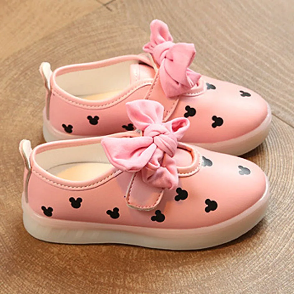 ﻿Buy Kitiin 2017 Baby Glowing Shoes Bow Knot Toddle Girls Light
