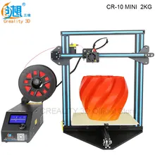 Новый 3D-принтеры creality 3D CR-10 мини большой принт Размеры 300*220*300 мм 3D-принтеры DIY Kit автоматическое возобновление принт после Мощность прерывания