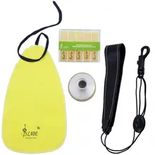 LADE Alto саксофон пояс ткань для чистки Рид алюминиевый бесшумный саксофон наборы