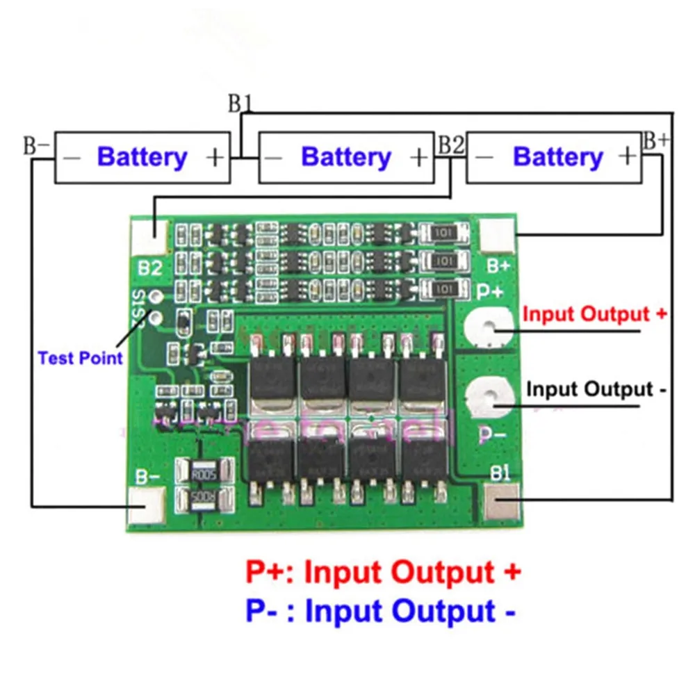 3S 25A 3S 40A BMS 18650 литий-ионный аккумулятор балансир PCM Lipo литиевая зарядка Защитная печатная плата PCB с балансом DIY