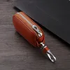 BYCOBECY 2022 Key Holder Wallet 100% Genuine Leather Key Holder Unisex Solid Key Wallet Keys Organizer Bag Car Housekeeper ► Photo 2/6