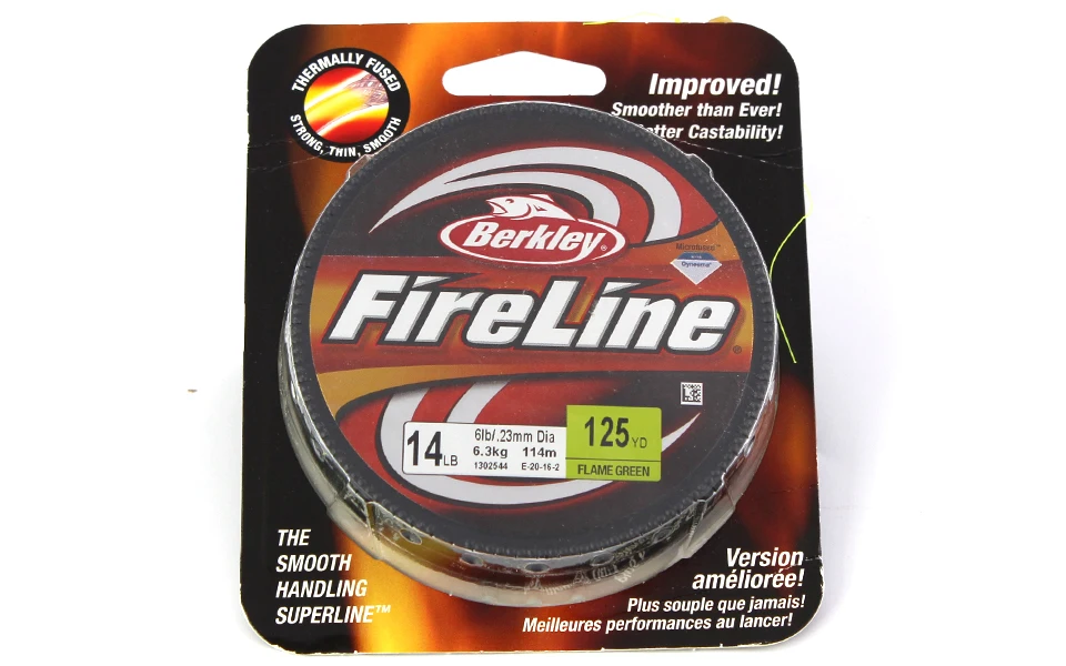 Berkley FireLine 114m Fishing Line Flame Green - Finish-Tackle