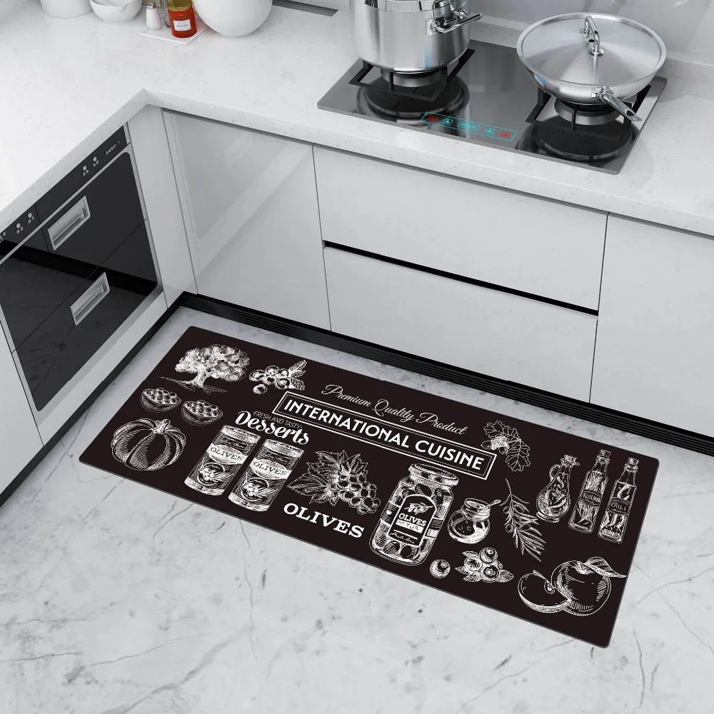Doormat Rugs Kitchen Carpet Leather Cartoon Print Anti Slip Long Protective Floor Mats PVC Mat for Kitchen Waterproof Bedroom Doormat Rugs Kitchen Carpet Leather Cartoon Print Anti Slip Long Protective Floor Mats PVC Mat for Kitchen Waterproof Bedroom