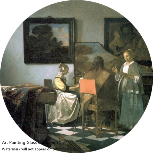 20 шт 12~ 40 мм художника Johannes Vermeer художественная коллекция картин леди письма стекло кабошон DIY ювелирных изделий