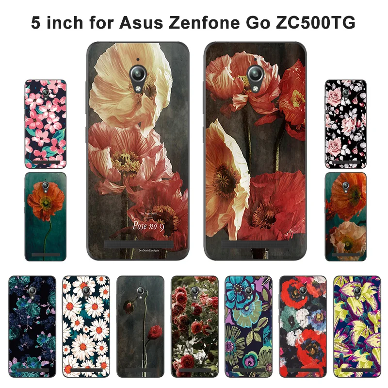 Защитный Мягкий ТПУ чехол для ASUS Zenfone GO ZC500TG 5 0 дюймов телефона причудливый