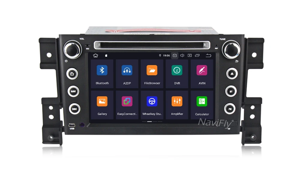 Sale New! 2din Android 9.0 IPS DSP Car dvd radio Multimedia Player For SUZUKI GRAND VITARA 2007-2013 audio GPS Navigation WIFI RDS BT 18