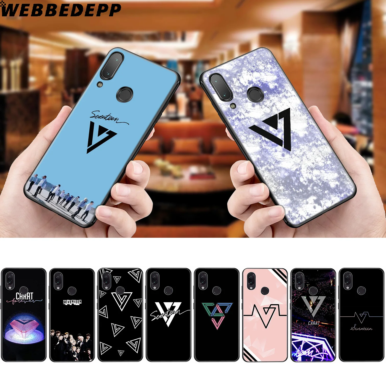 WEBBEDEPP Seventeen Bands Soft Case for Xiaomi Redmi K20 7A 4A 4X 5 5A 6 6A S2 Note 8 4 7 Pro Plus Prime |