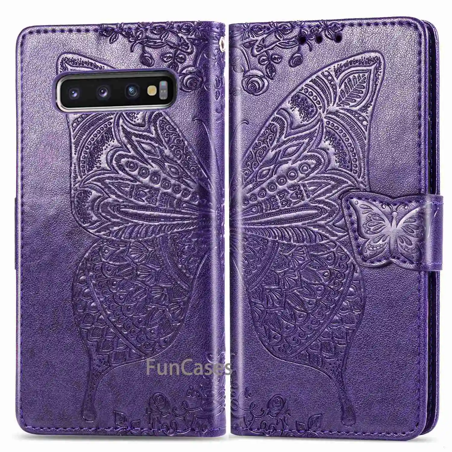 Чехол для samsung Galaxy S10 Plus кожаный магнитный чехол телефона чехлы с откидной крышкой