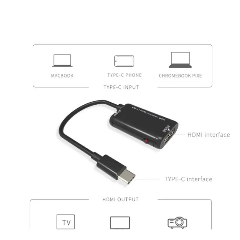 Адаптер Eastvita type-C к HDMI mini type-C USB 3,1 Male-1080 P HDMI Женский видео конвертер кабель для планшета type-C