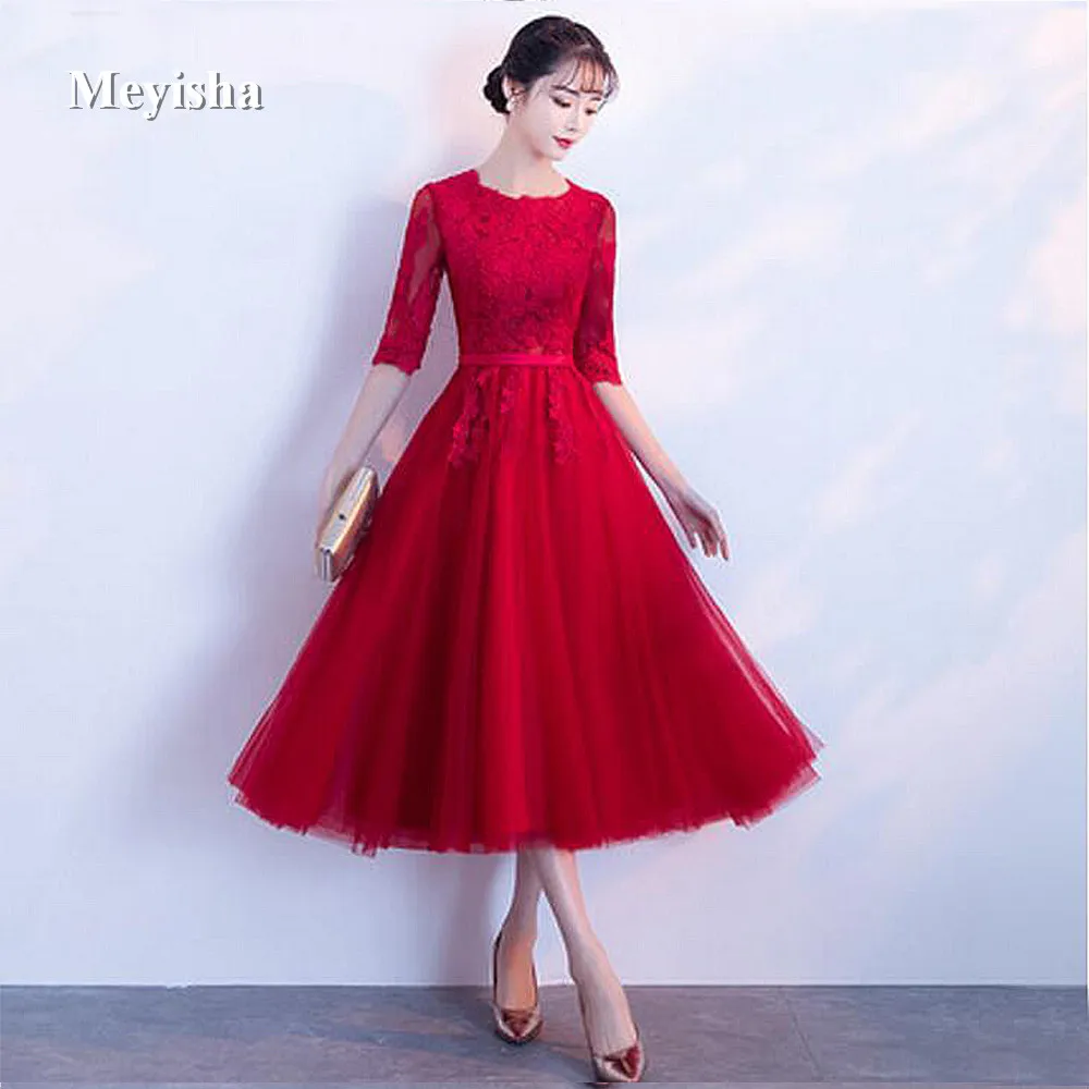 

ZJ7013 Pink Short Lace Homecoming Dresses Grade Prom Dresses Junior High Cute Red Ivory Black Navy Graduation Formal Dresses