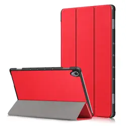 Для huawei MediaPad M6 8,4 чехол Tri-Fold PU кожаный складной откидная крышка устойчивый планшетный чехол с функцией сна чехол для MediaPad M6 8,4