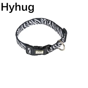 

Leopard Tiger Print Dog Collar Nylon Webbing Dog Walking Collar Soft Adjustable Clip Buckle Pet Collars For Dogs HY123 S/L Colar