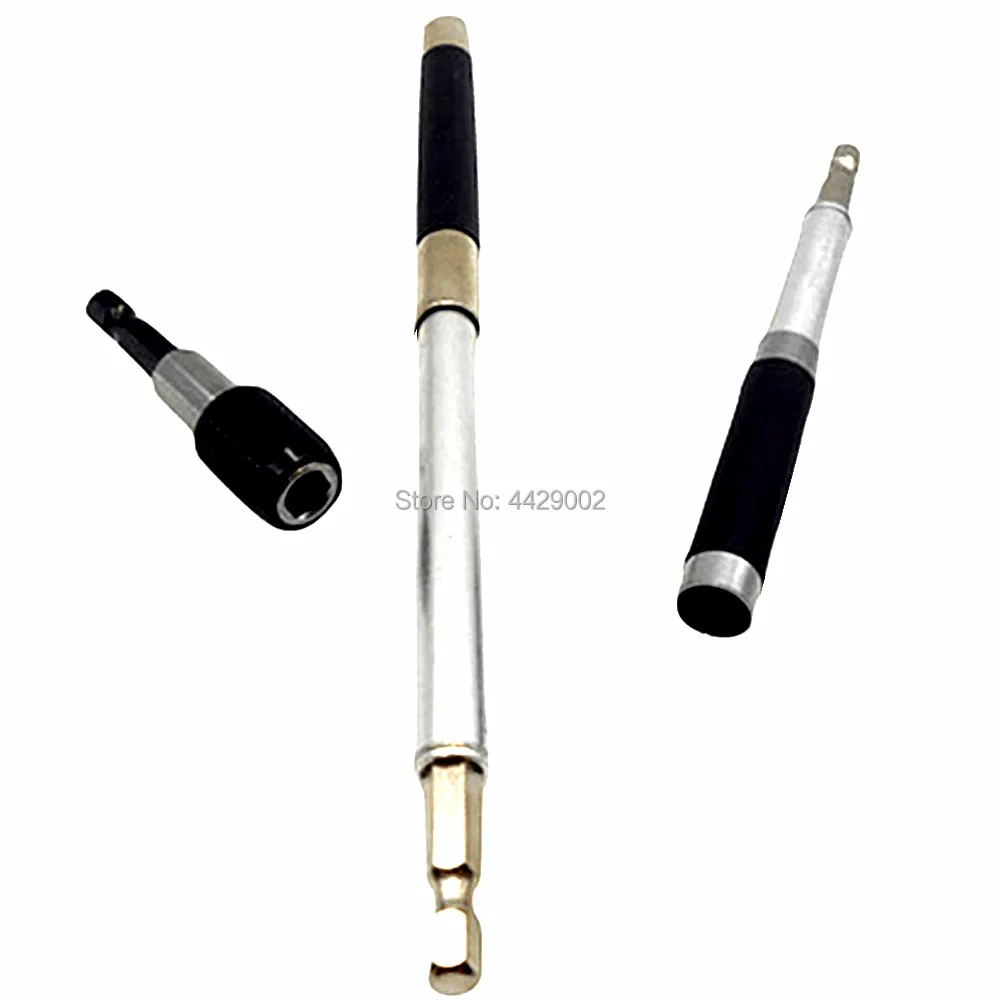 

3pcs 1/4" Hex Magnetic Bit Holder Finder Guide Extendable Extension Bar Screwdriver Driver Bit Extend Quick Release Bit Holder
