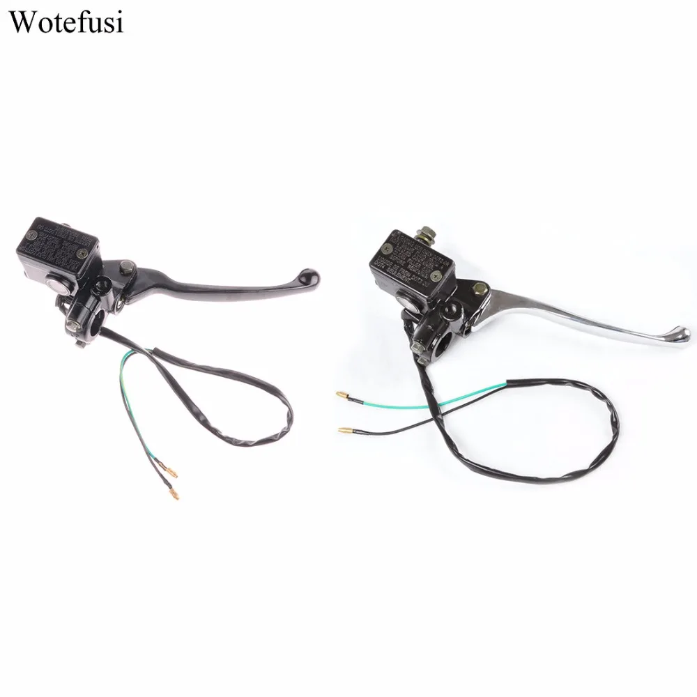 

Wotefusi For Brake Handle Scooter Moped ATV Dirt Bike Right Front Brake Master Cylinder Gy6 [PX29]