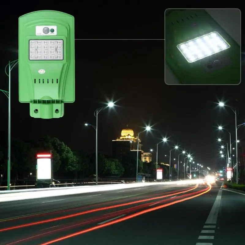 

Solar light Wall Street Induction Lamp 20W 20LED led outdoor lighting Ultra Bright Waterproof Outdoor Road Solar Lamp