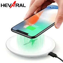 HEVARAL USB беспроводное QI зарядное устройство для iphone X 8 XS Max XR samsung S9 S8 Plus Беспроводная зарядка для i10 TE9 TWS поддержка оптовик