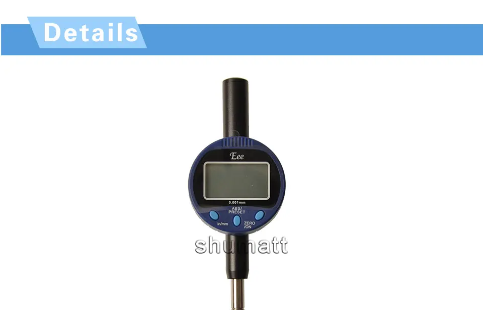 0,001 мм Eee 25,4 мм Микрометры с цифровой индикацией метр Common Rail Инжектор зазор прокладка толщина измерительный инструмент для 3 этапа тестер