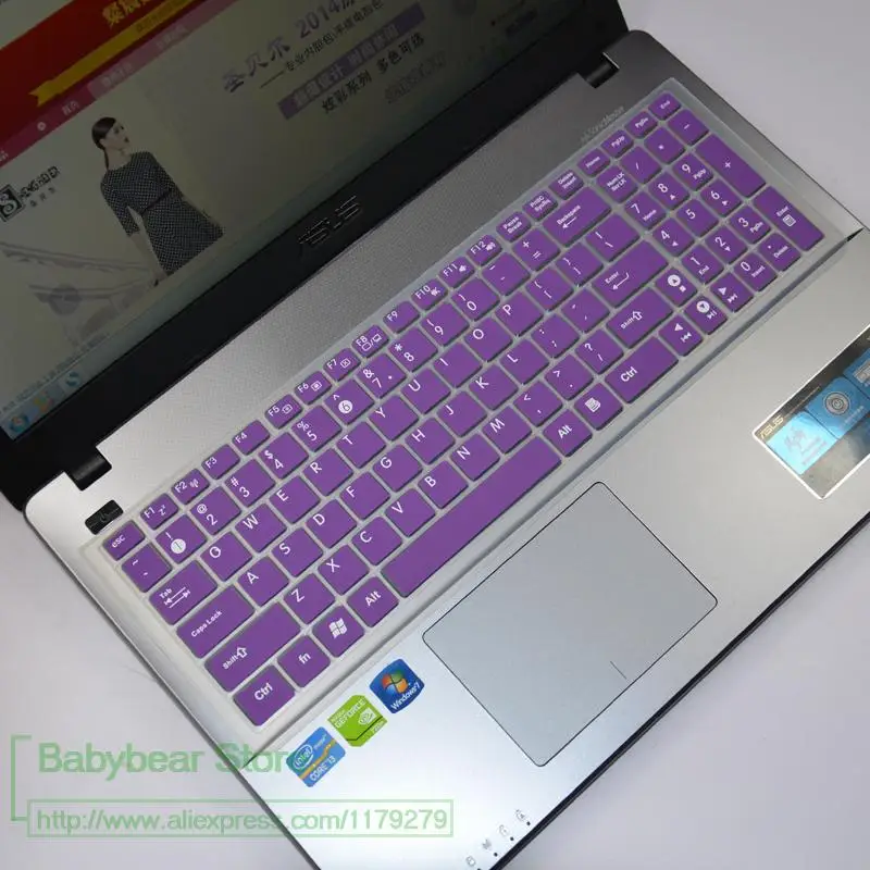 17,3 дюйм чехол для клавиатуры Защитная крышка для Asus VivoBook Pro 17 N705 N705FD N705UD N705FN x705 x705ma x705mb x705ua x705uf x705u - Цвет: purple