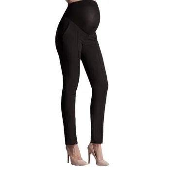 

Pregnant women new summer large size maternity pants cotton comfortable work solid color large size pregnant women pants