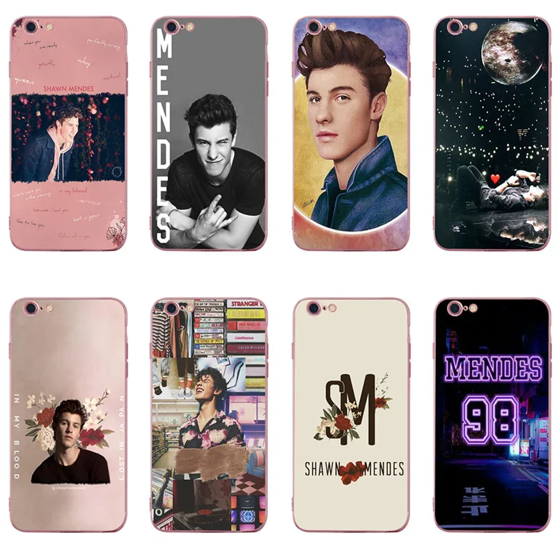 Shawn Mendes in my blood слова цитаты певица забавный дизайн чехлы для телефонов iphone 7Plus 8 Plus