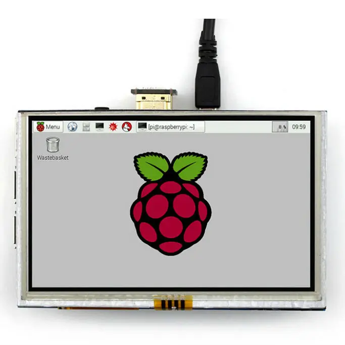 Glyduino 5 дюймов Raspberry Pi ЖК-дисплей Дисплей модуль 800*480 TFT резистивный Сенсорный экран
